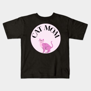 Cat mom Kids T-Shirt